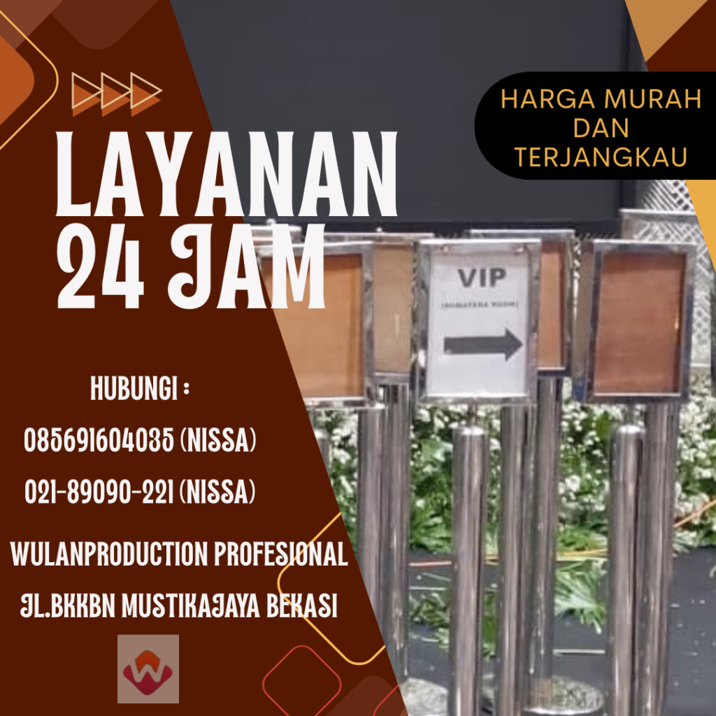 Rental Sign In Dan Out Landscape Dan Portrait Bahan Stainless Jakarta