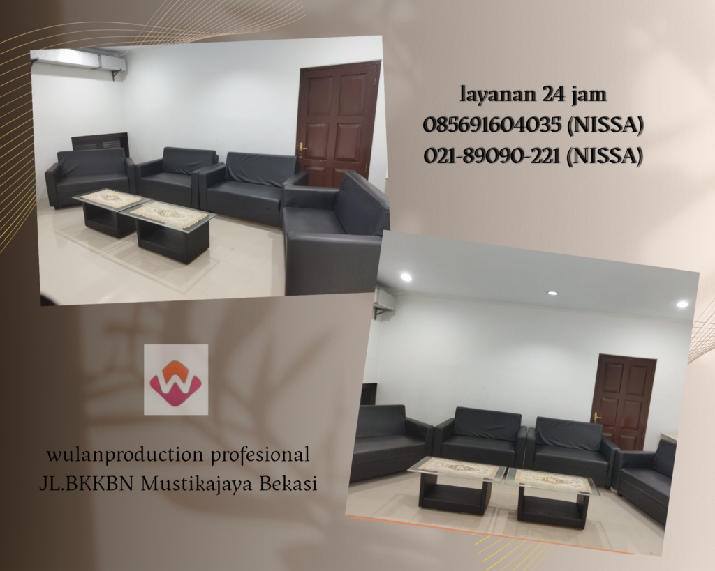 Rental Sofa Minimalis Type Doubel Warna Hitam Jakarta