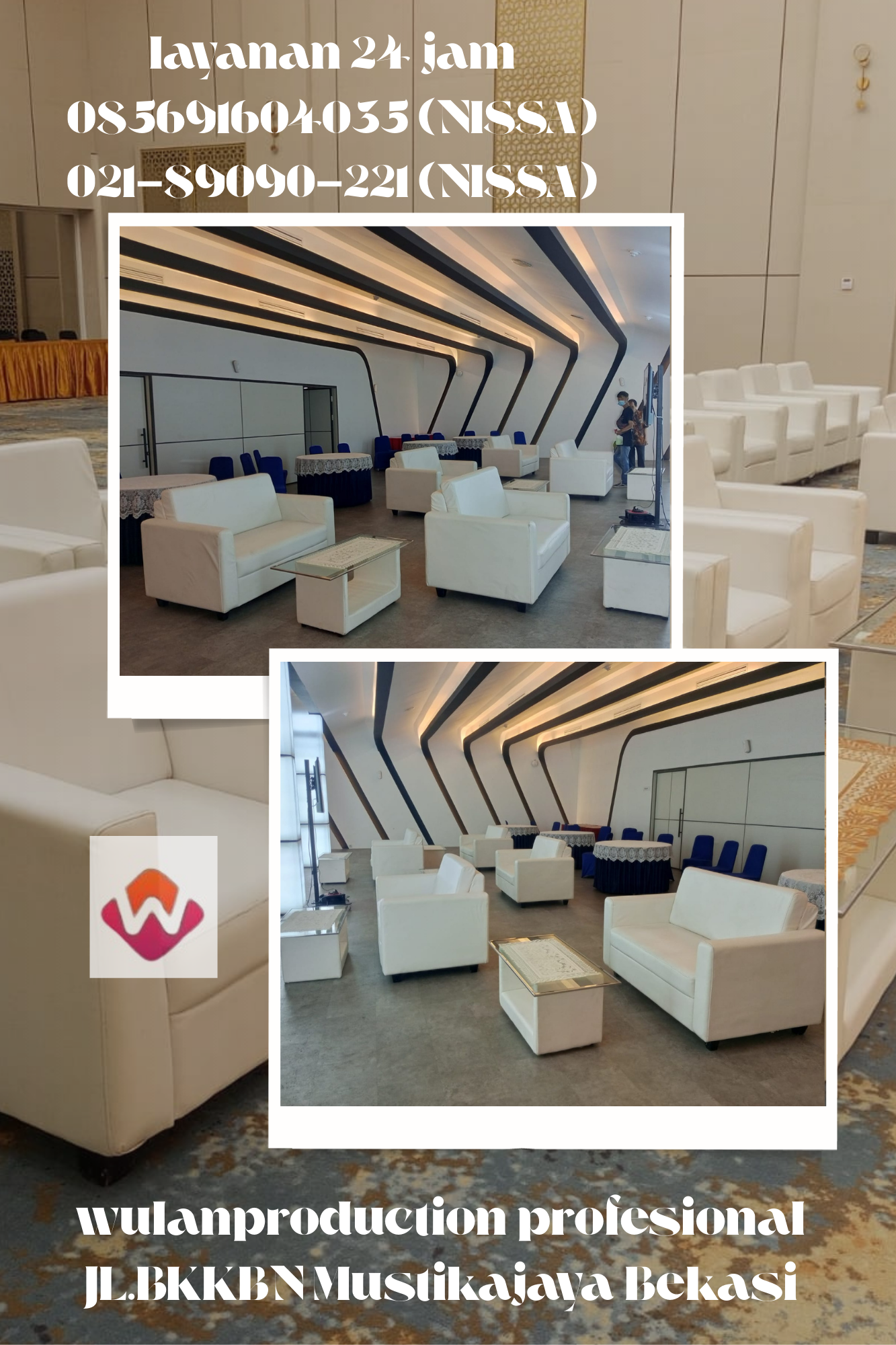 Rental Sofa Single Dan double Warna Hitam Dan Putih Jakarta