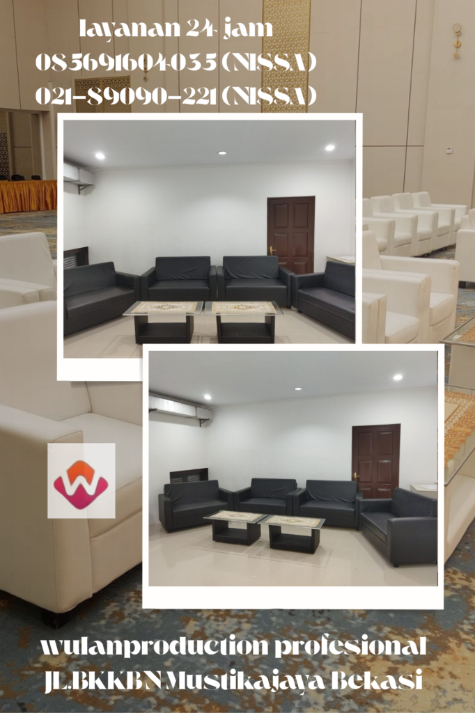 Rental Sofa Single Dan double Warna Hitam Dan Putih Jakarta