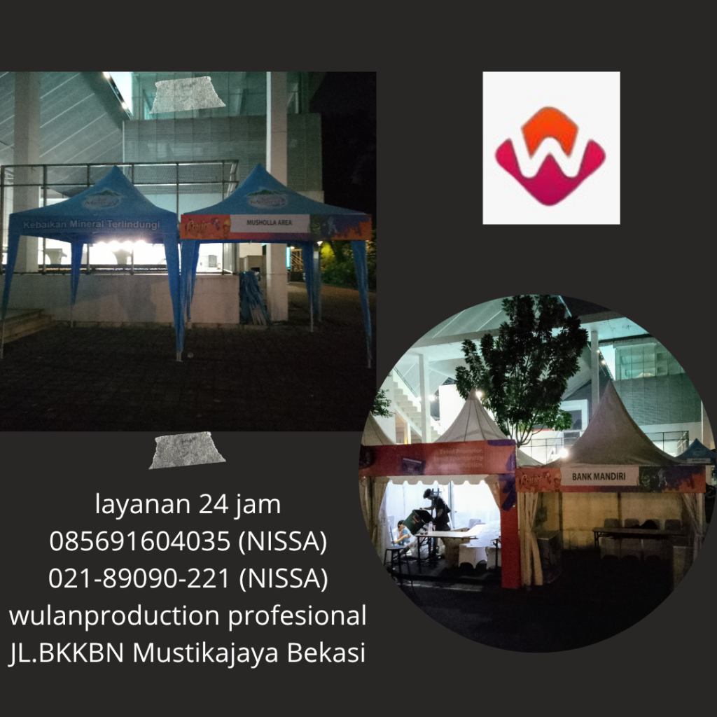 Rental Tenda Bazar Dan Kerucut Putih GBK Senayan Jakarta