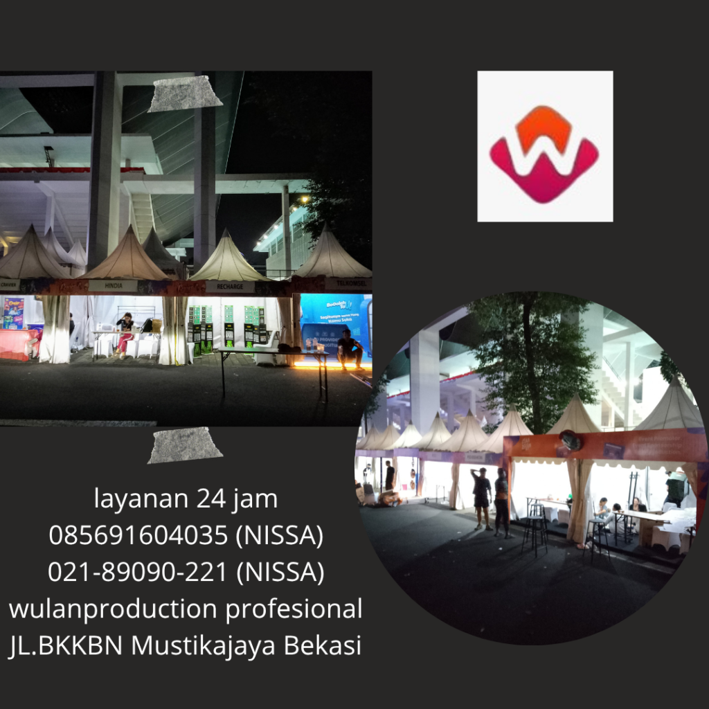 Rental Tenda Bazar Dan Kerucut Putih GBK Senayan Jakarta