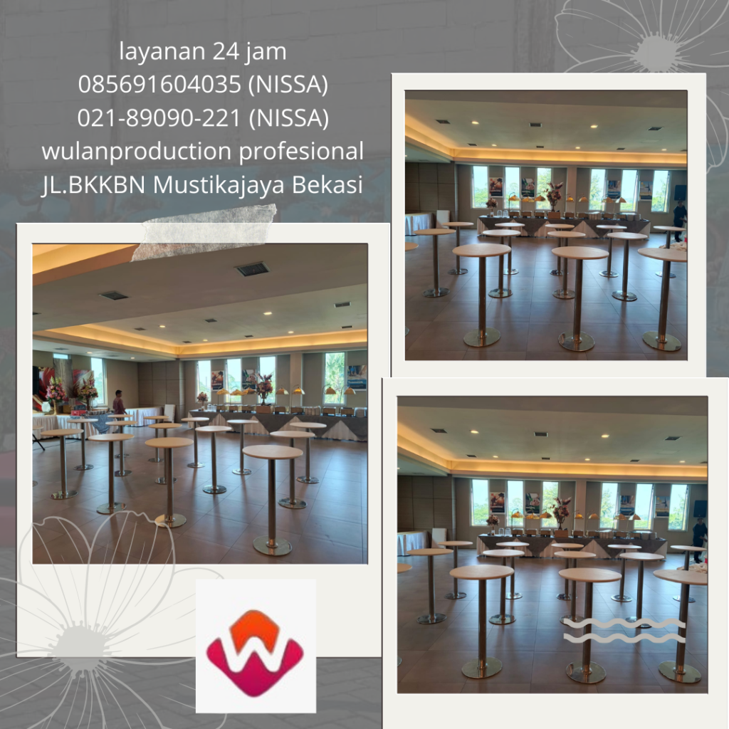 Sewa Meja Bar Cover,Meja Kotak Dan Bundar Serpong