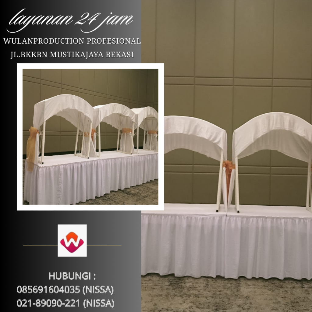 Jasa Sewa Meja Gubukan Stand Makanan Aneka Warna Cover Cikarang