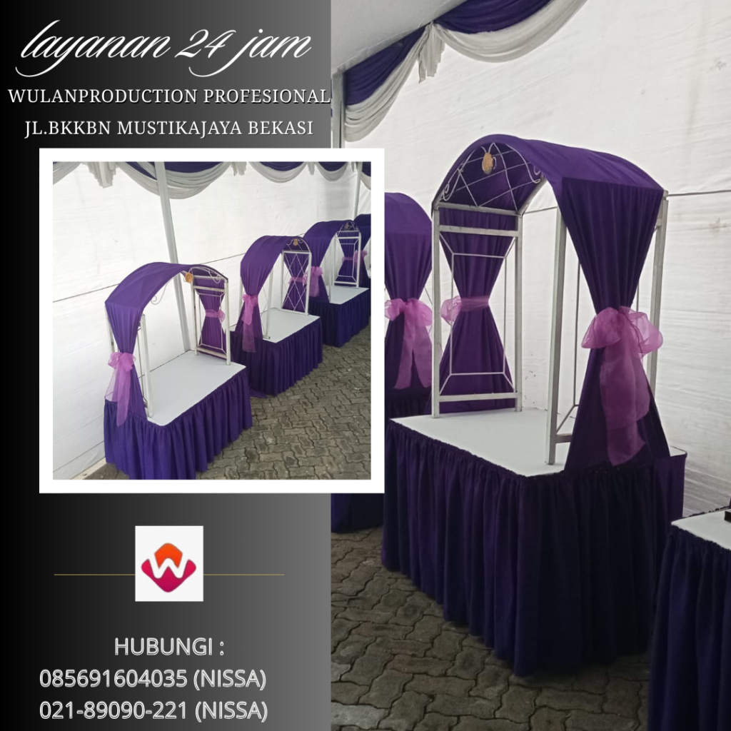 Jasa Sewa Meja Gubukan Stand Makanan Aneka Warna Cover Cikarang