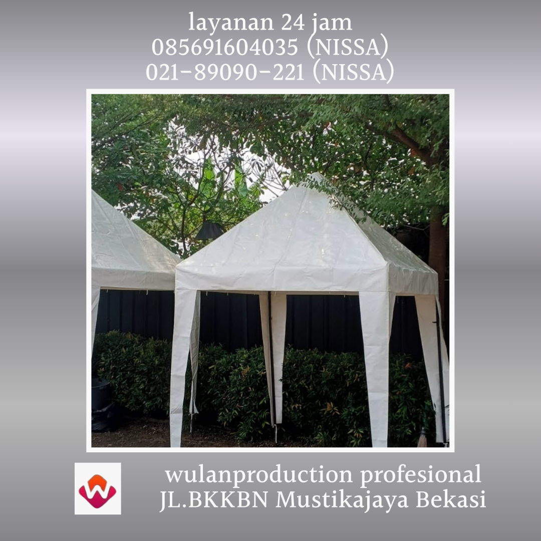 Layanan Sewa Tenda Bazar Putih Ukuran 2x2m Bogor