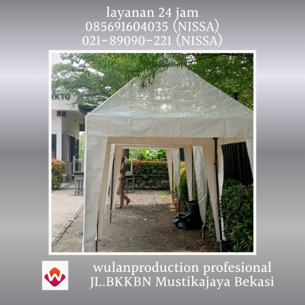 Layanan Sewa Tenda Bazar Putih Ukuran 2x2m Bogor
