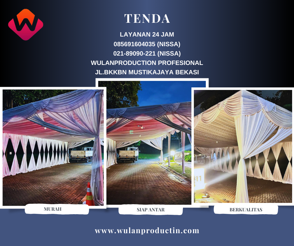 Pusat Sewa Tenda Konvensional,Bazar,Sarnafil,Roder dan Hanggar Bekasi