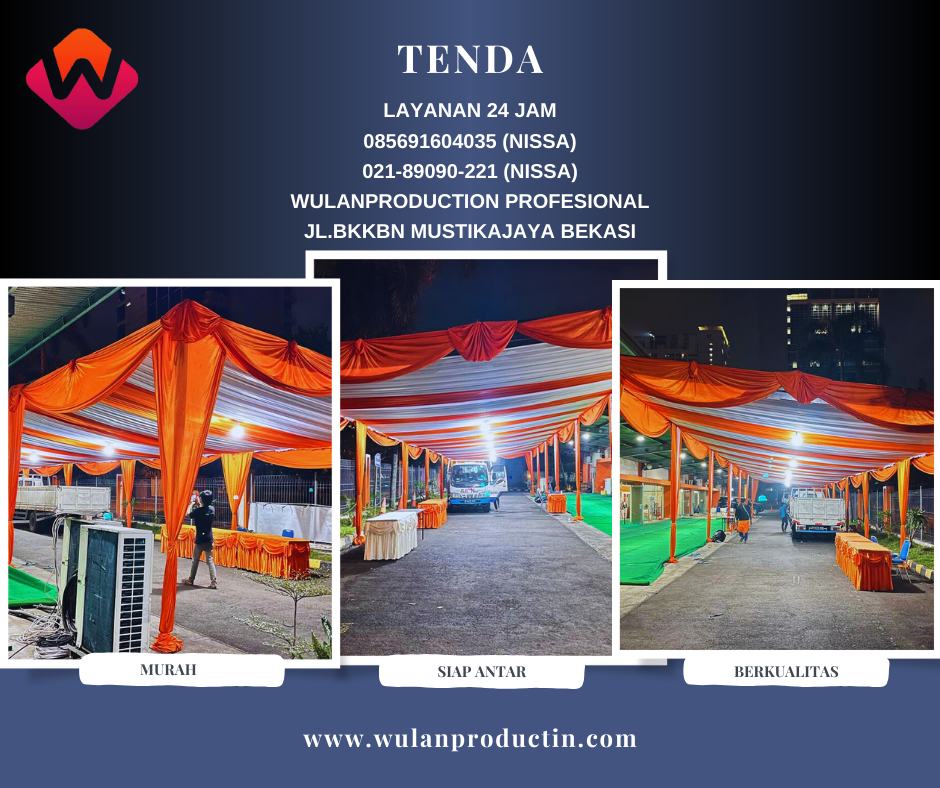 Pusat Sewa Tenda Konvensional,Bazar,Sarnafil,Roder dan Hanggar Bekasi