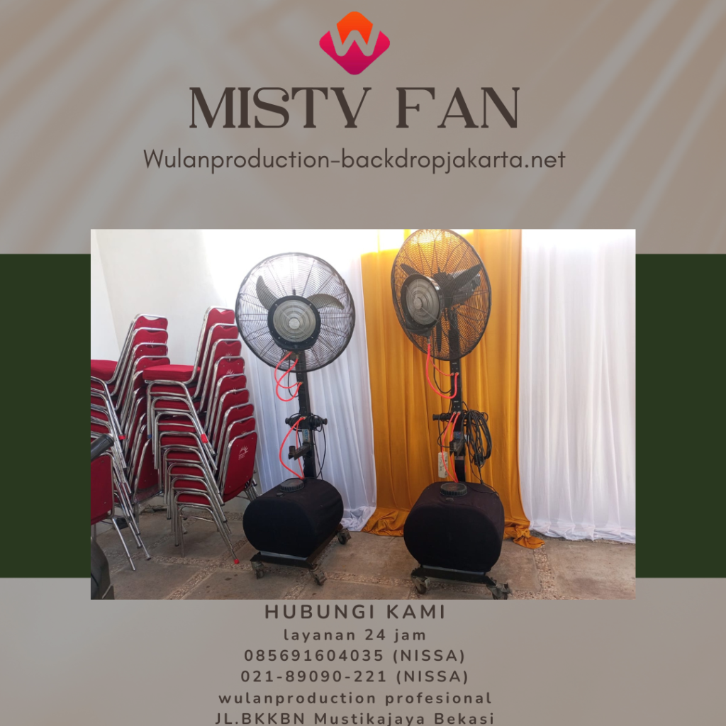 Rental Air cooler Dan Misty Fan Bekasi