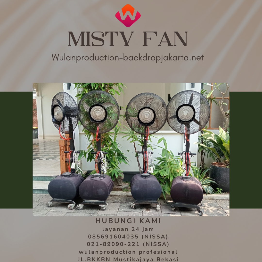 Rental Air cooler Dan Misty Fan Bekasi