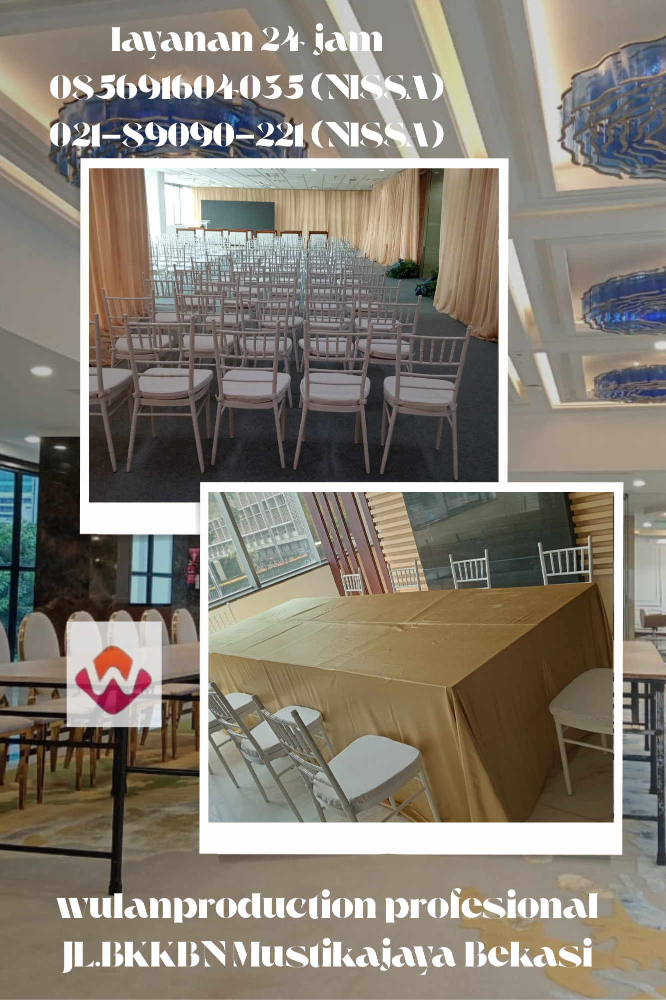 Rental Kursi Vip Type Tiffany,Arm Chairs,Loui Jakarta