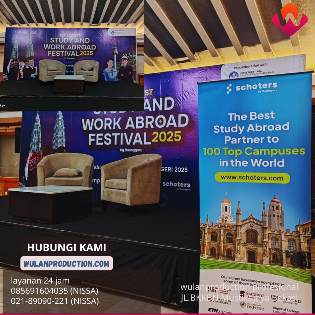 Rental Sofa Oval Dan Backdrop Grand Sahid Sudirman Depok