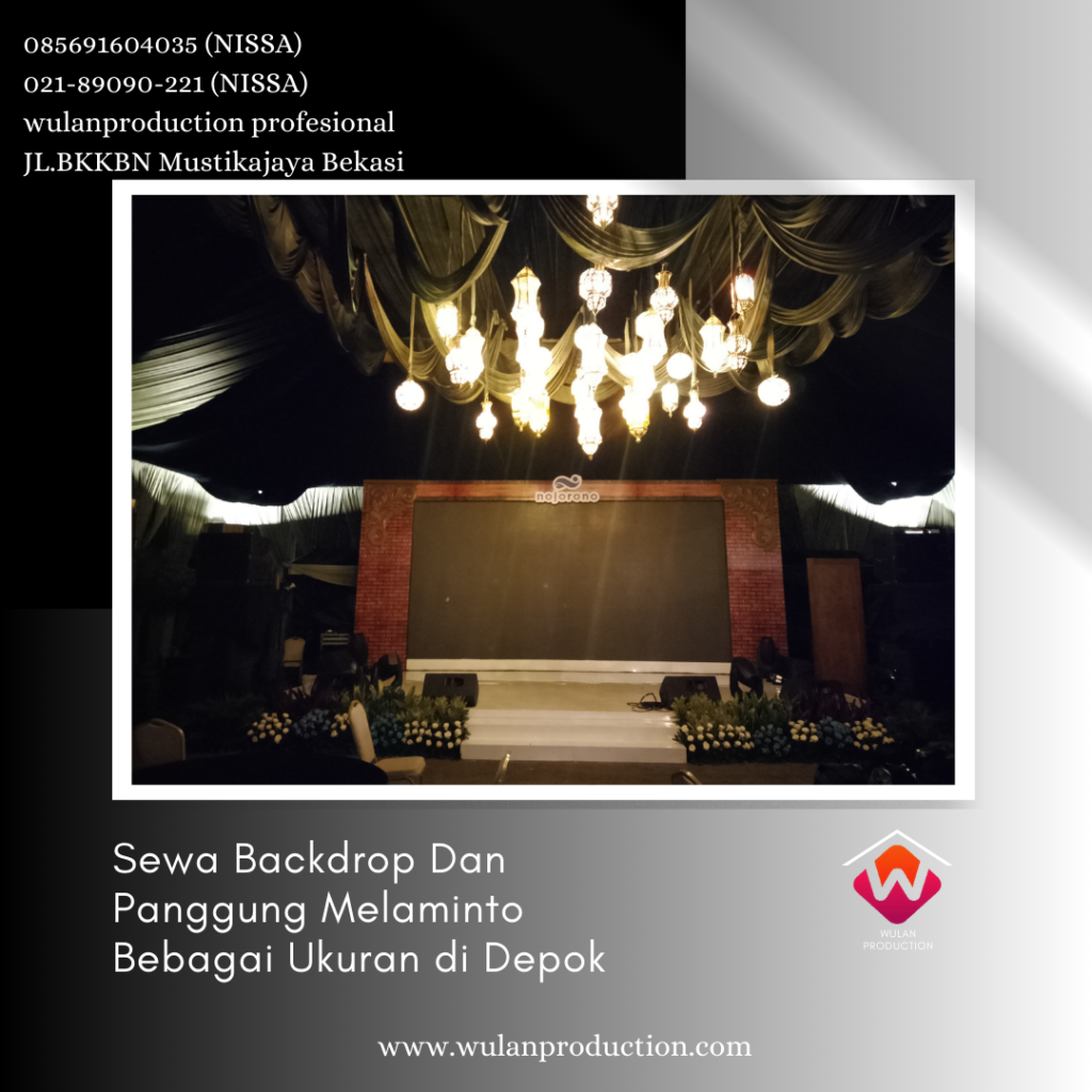 Sewa Backdrop Dan Panggung Melaminto Berbagai Ukuran Di Depok