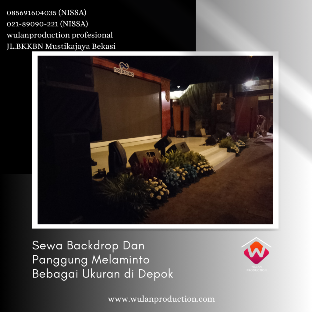 Sewa Backdrop Dan Panggung Melaminto Berbagai Ukuran Di Depok