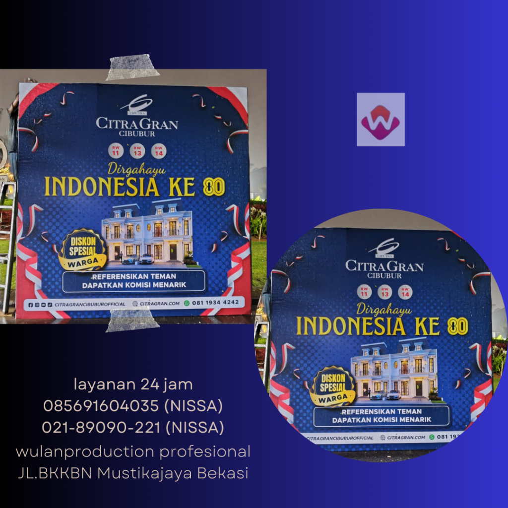 Sewa Backdrop Dan Stage Perumahan Grand Citra Cibubur