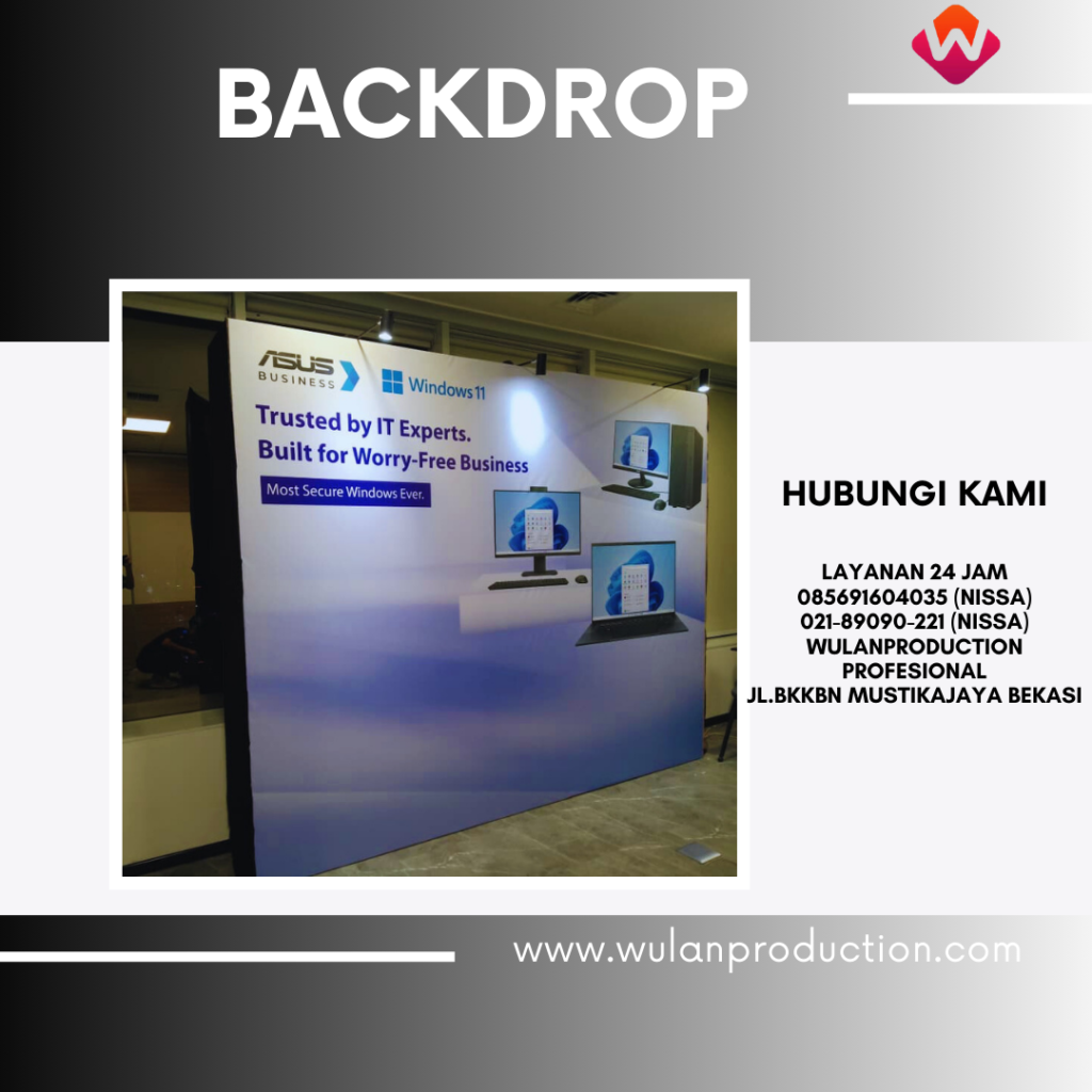 Sewa Backdrop Event Keningston Tower Office Kelapa Gading