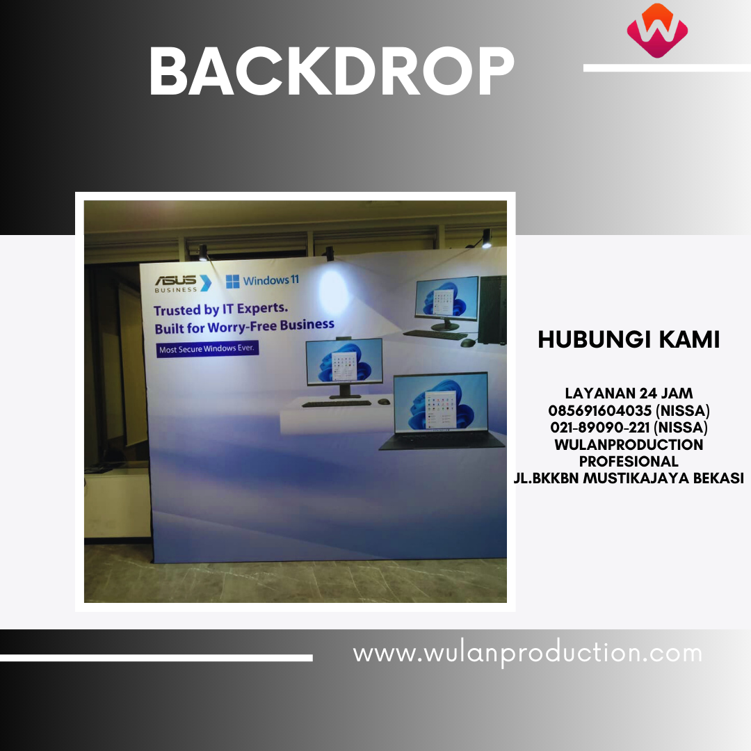 Sewa Backdrop Event Keningston Tower Office Kelapa Gading Jakarta Utara
