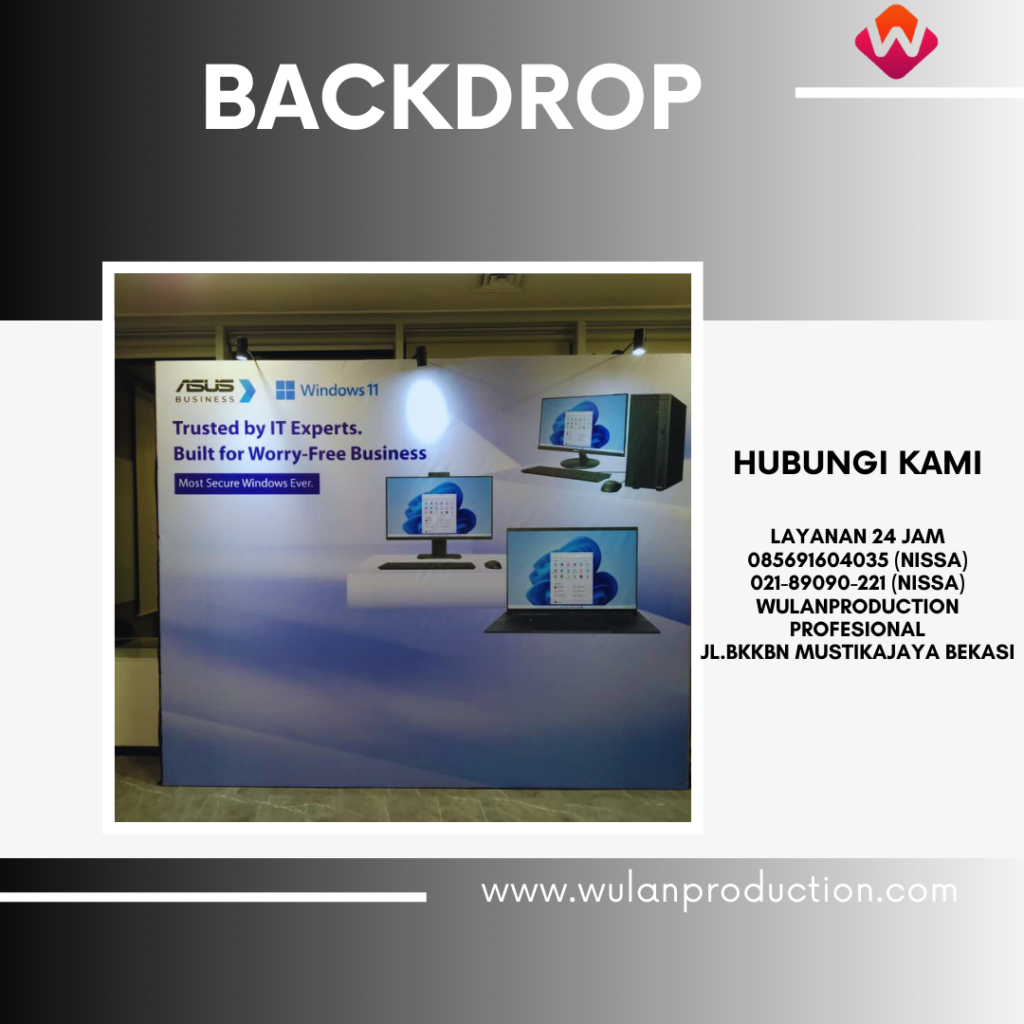 Sewa Backdrop Event Keningston Tower Office Kelapa Gading