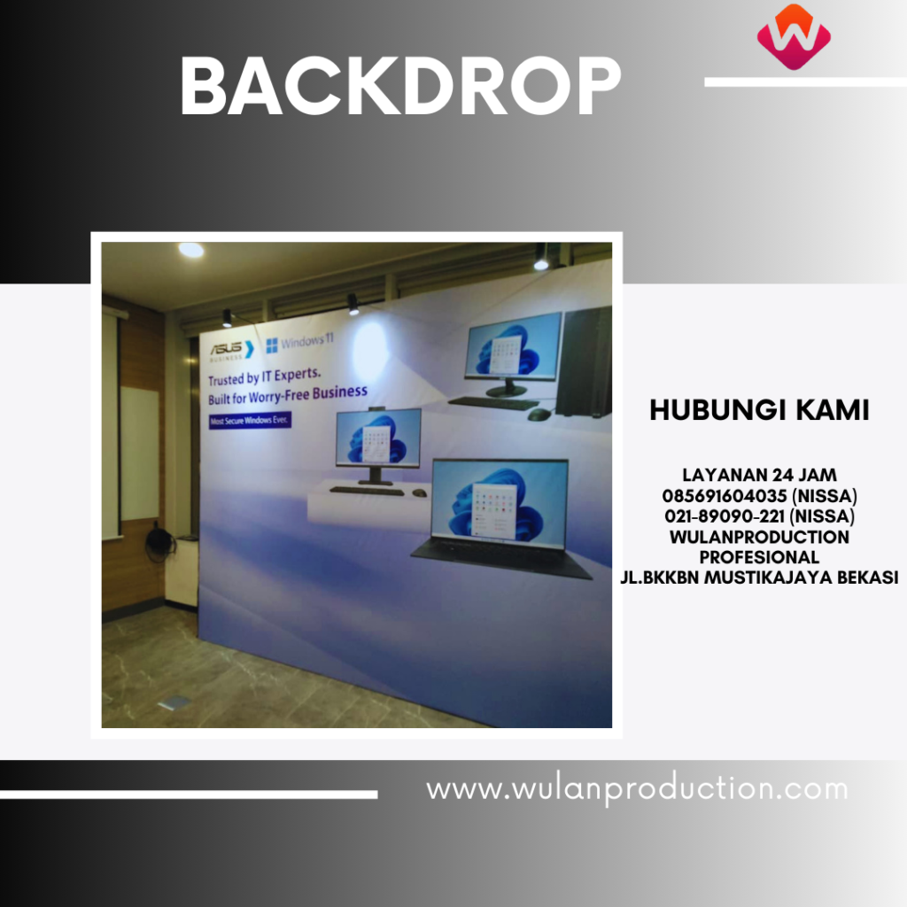 Sewa Backdrop Event Keningston Tower Office Kelapa Gading
