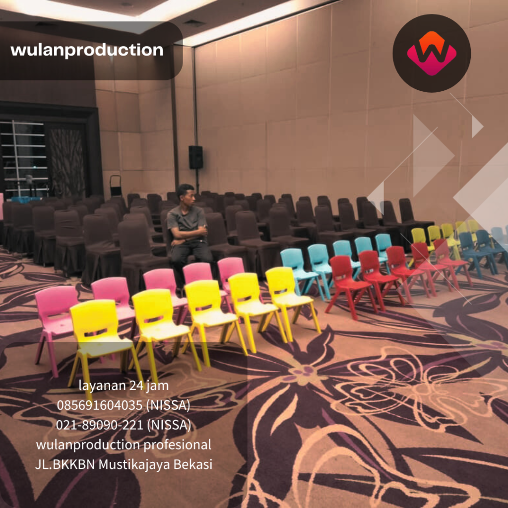 Sewa Kursi Anak Warna Warni Nyaman & Aman Untuk Event Bekasi