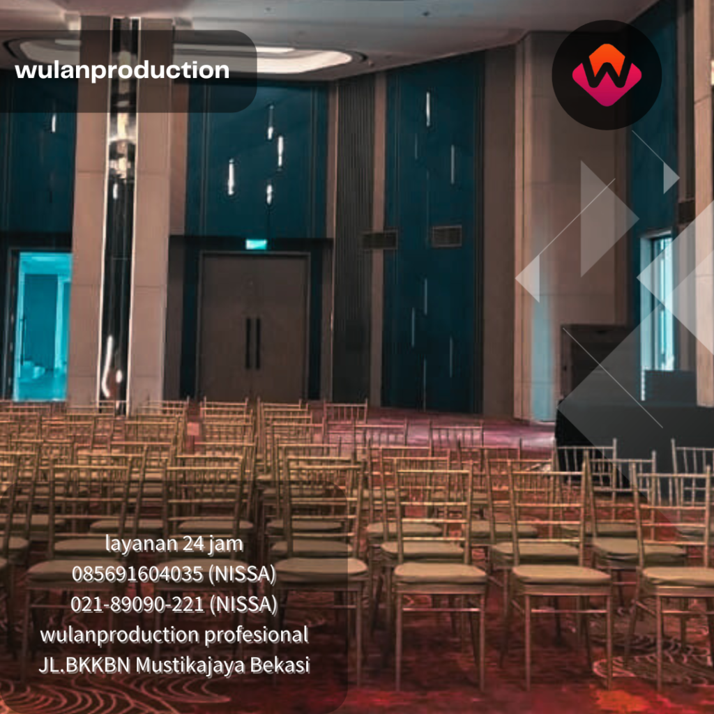 Sewa Kursi Tiffany Gold Elegan untuk Momen Spesial Event Di Jakarta