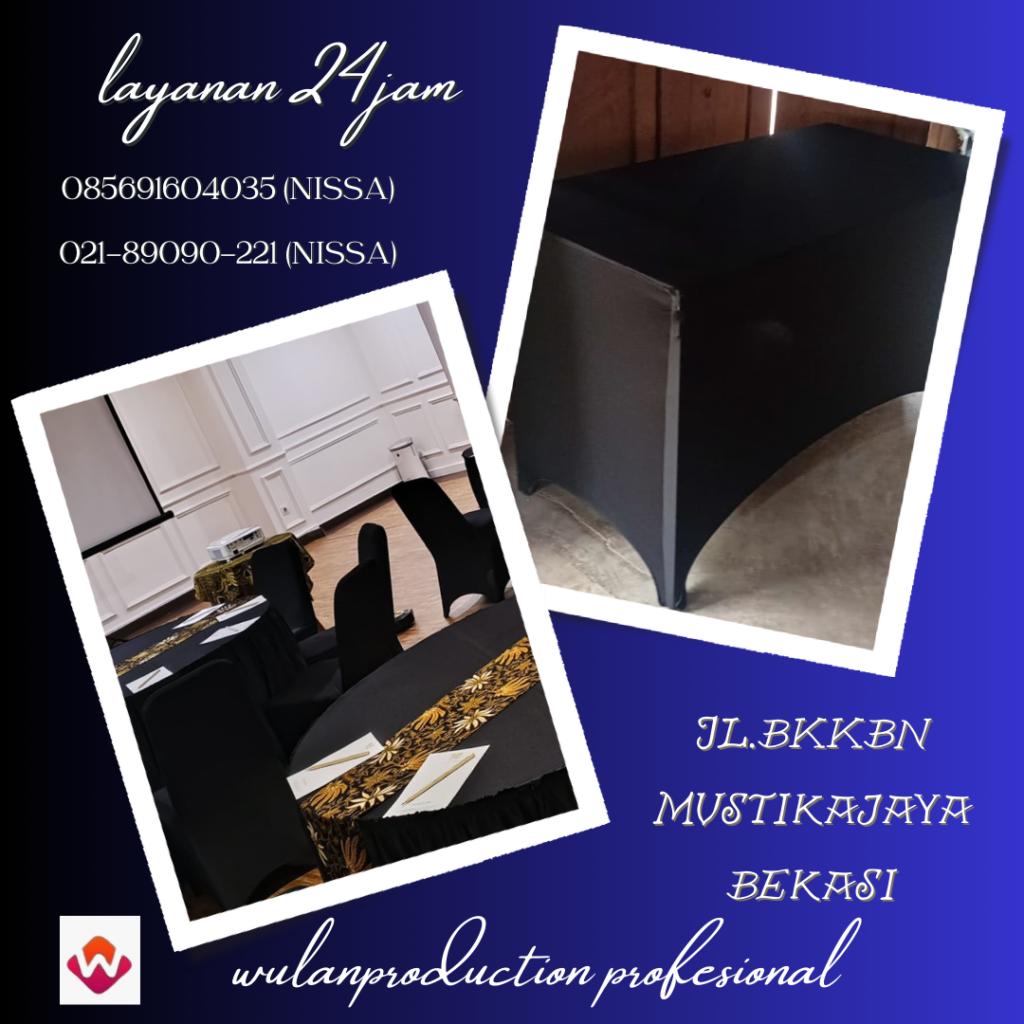 Sewa Meja Bulat,Meja IBM,Kursi Futura Cover Hitam Depok