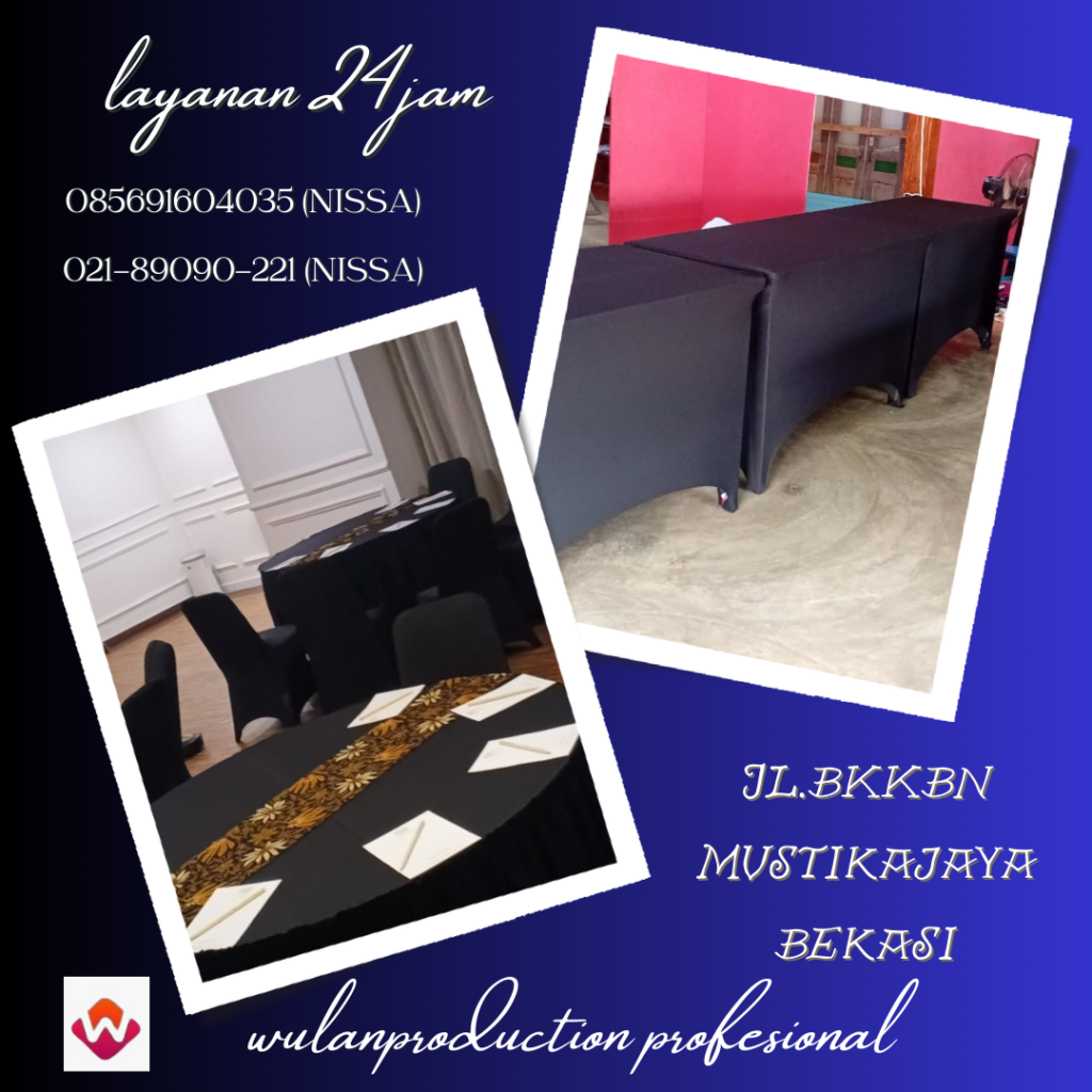 Sewa Meja Bulat,Meja IBM,Kursi Futura Cover Hitam Depok