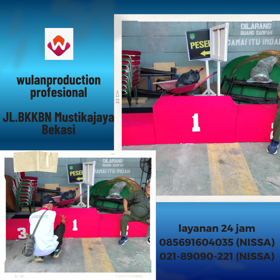 Sewa Podium Juara Event Kebon Jeruk bekasi