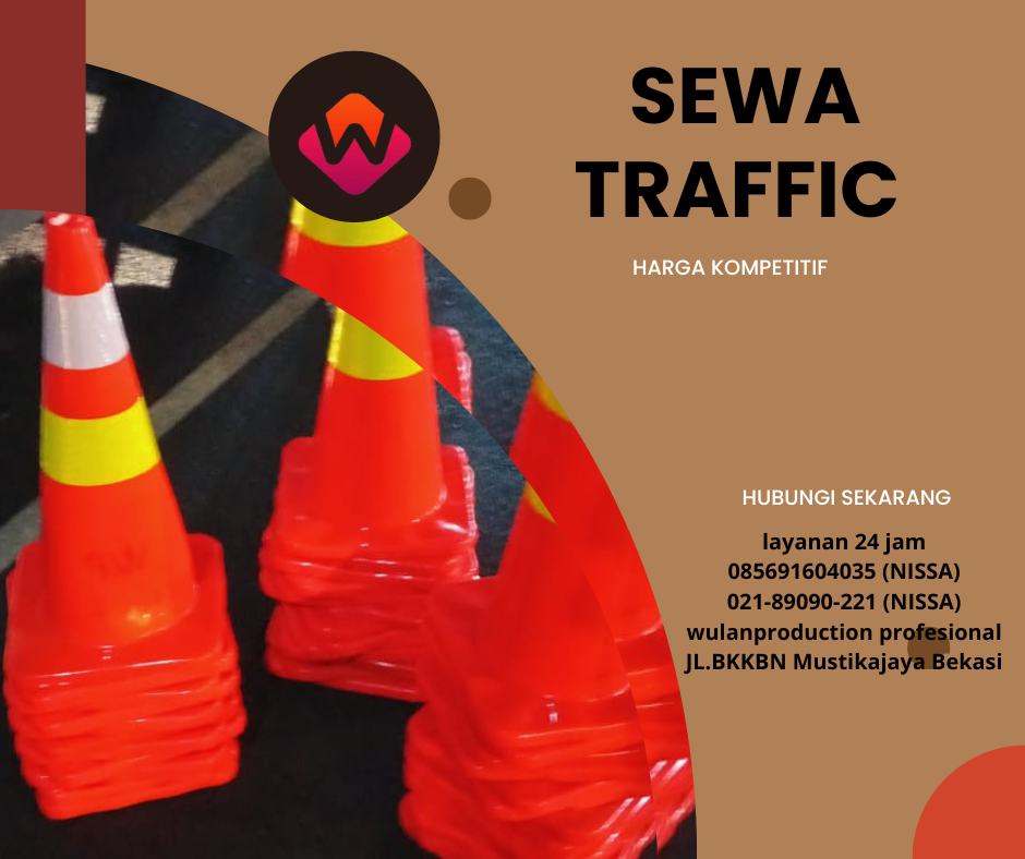 Sewa Traffic Cone Stok Banyak BSD Tangerang