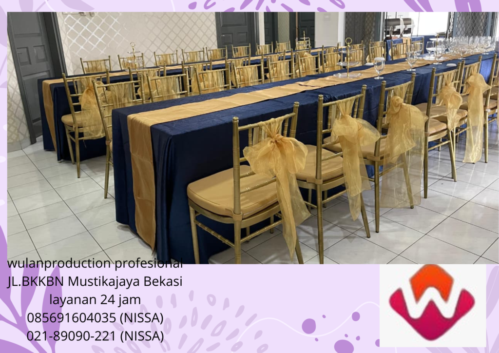 Jasa Rental Kursi Tiffany Kayu Jakarta Pusat