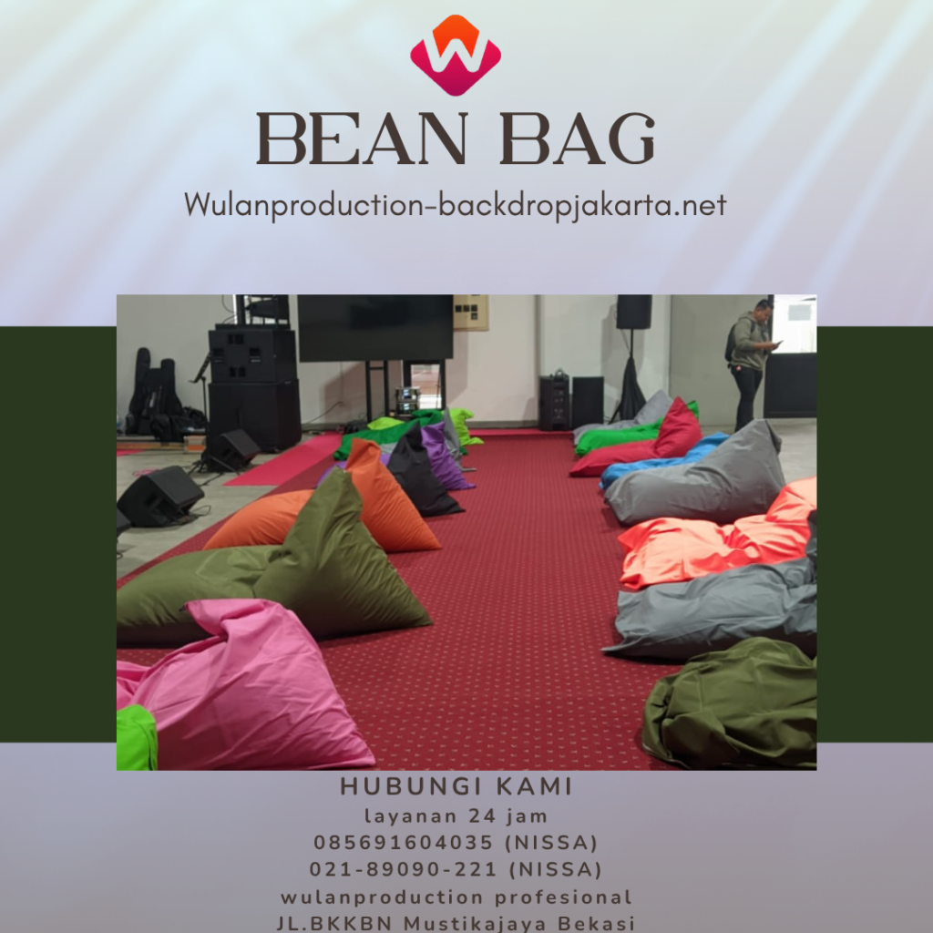 Jasa Sewa Bean Bag Aneka Ukuran Dan Warna Di Depok