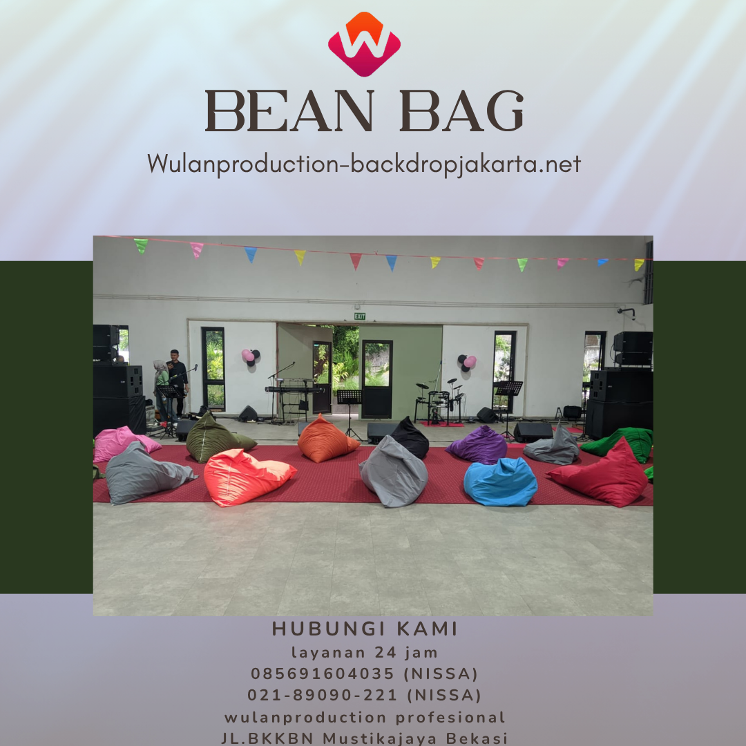 Jasa Sewa Bean Bag Aneka Ukuran Dan Warna Di Depok