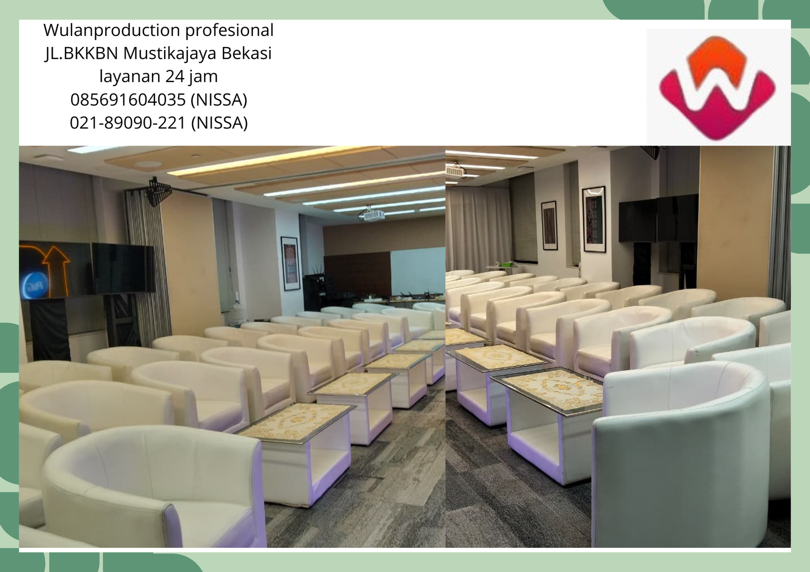 Pusat Sewa Sofa Oval Bandung