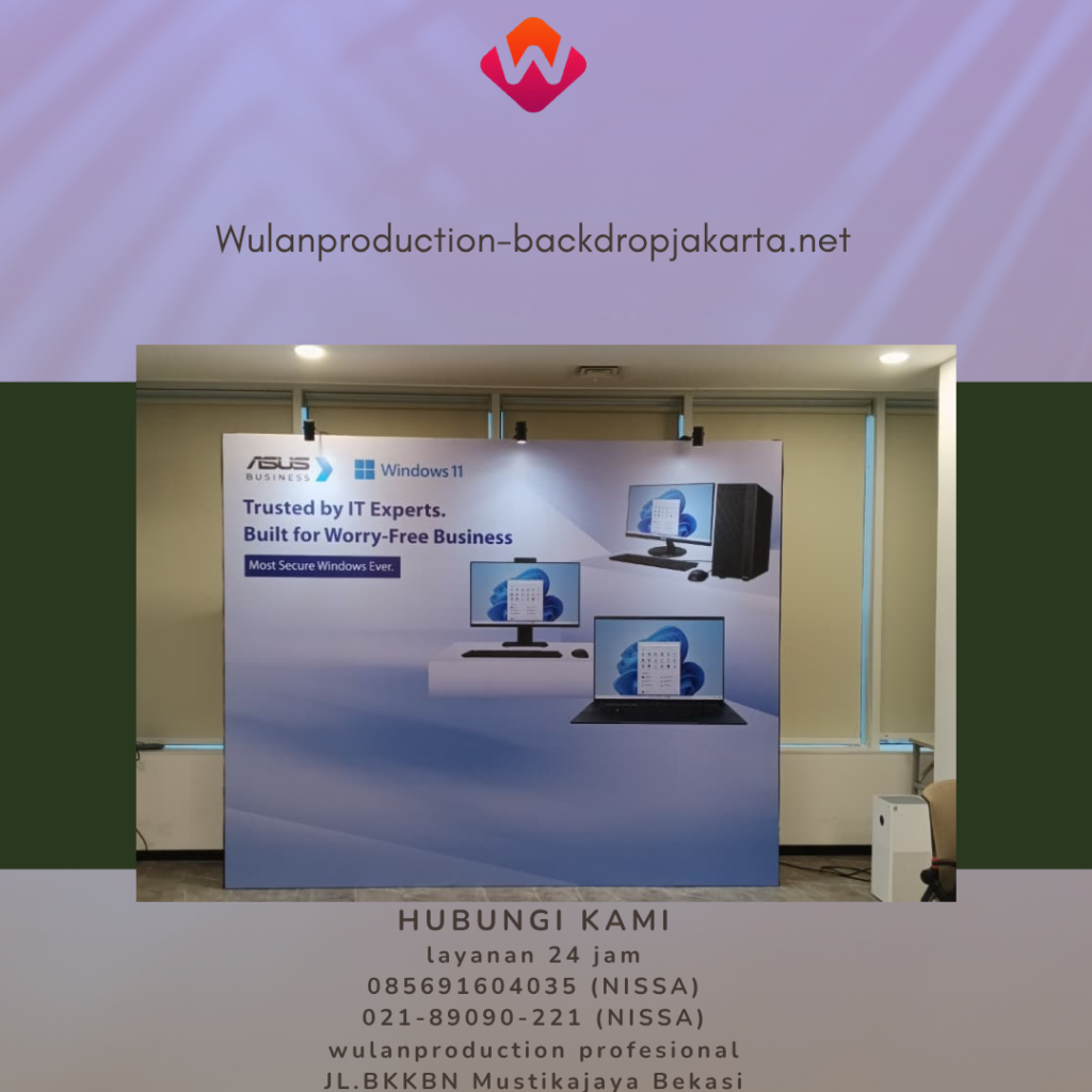 Rental Backdrop Printing Flexy Kelapa Gading Bogor
