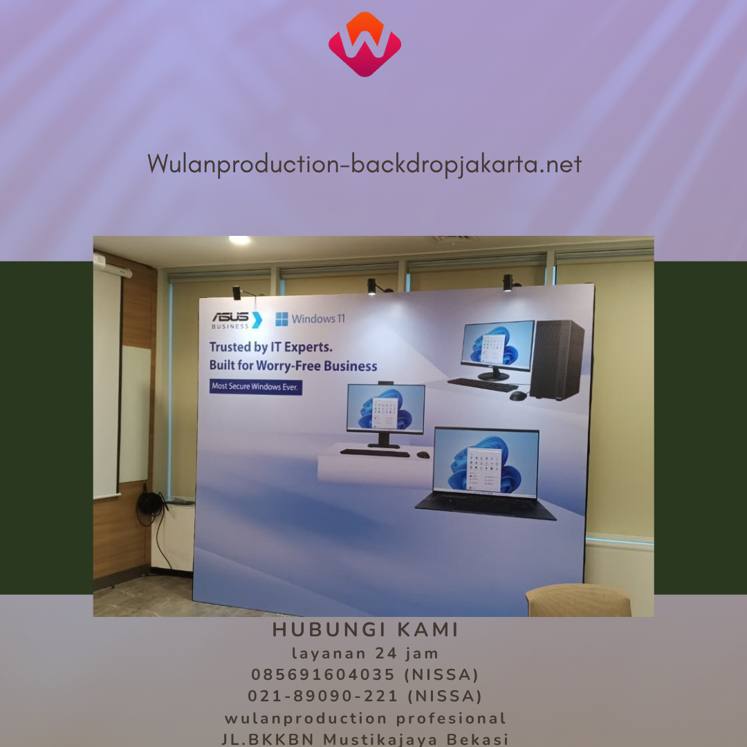 Rental Backdrop Printing Flexy Kelapa Gading Bogor