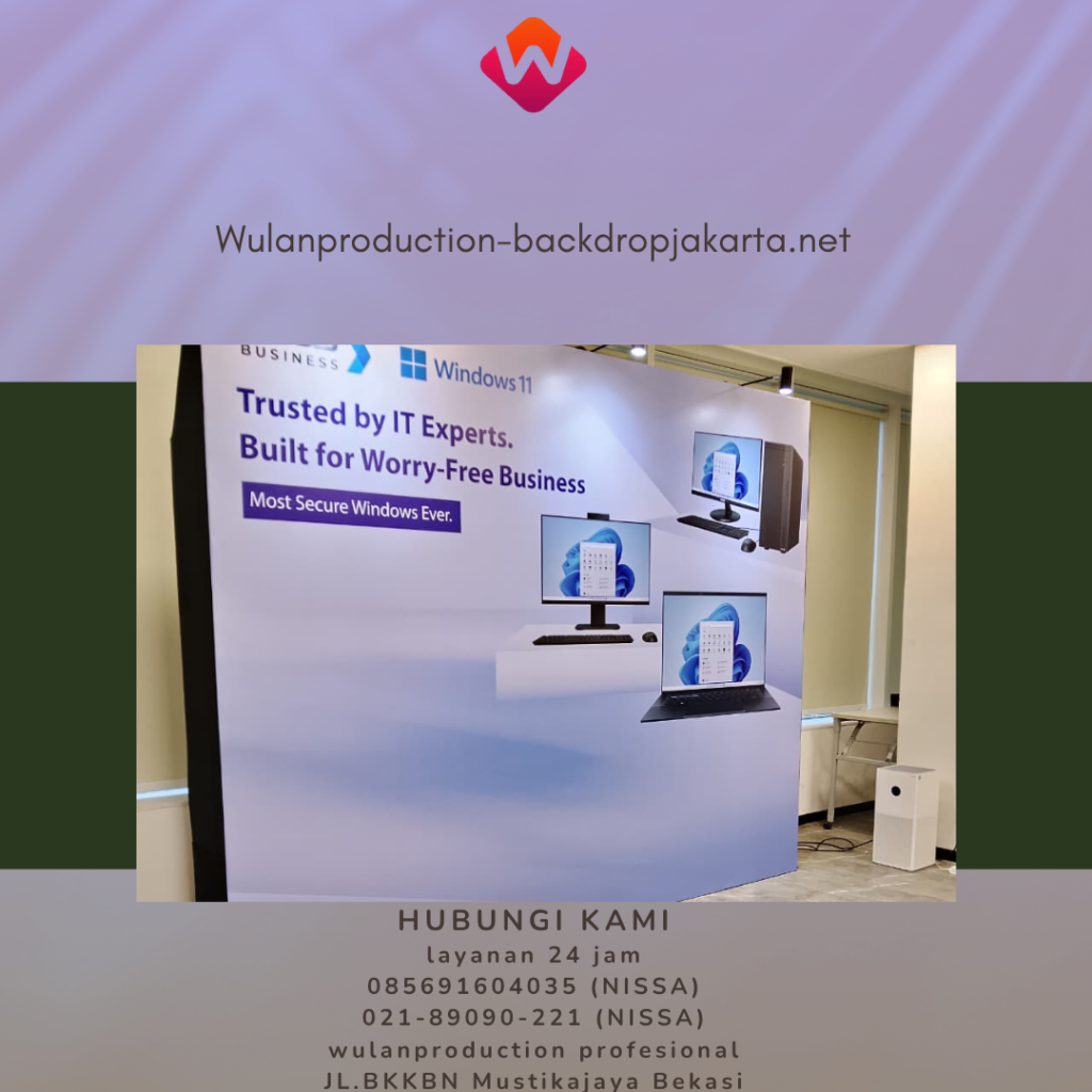 Rental Backdrop Printing Flexy Kelapa Gading Bogor