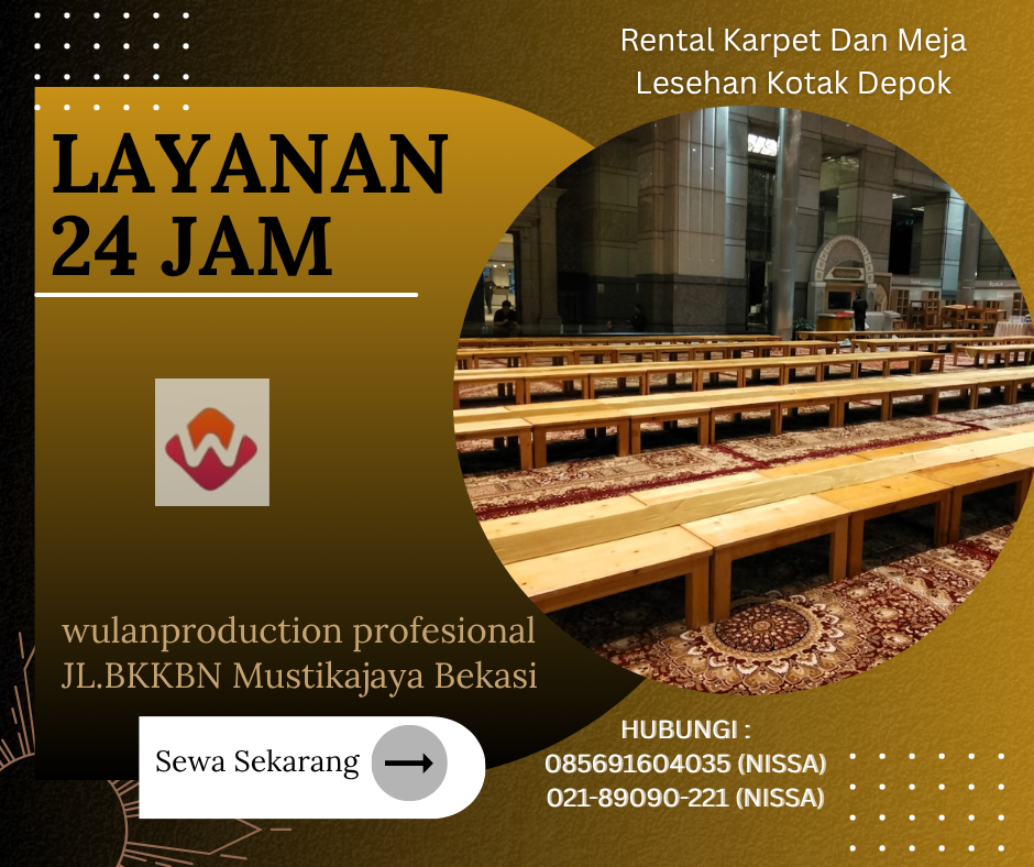 Rental Karpet Dan Meja Lesehan Kotak Depok