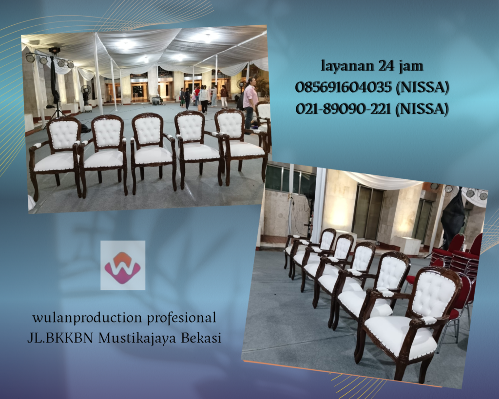 Rental Kursi Arm Chair Pilihan Premium Untuk Acara Elegan Jakarta