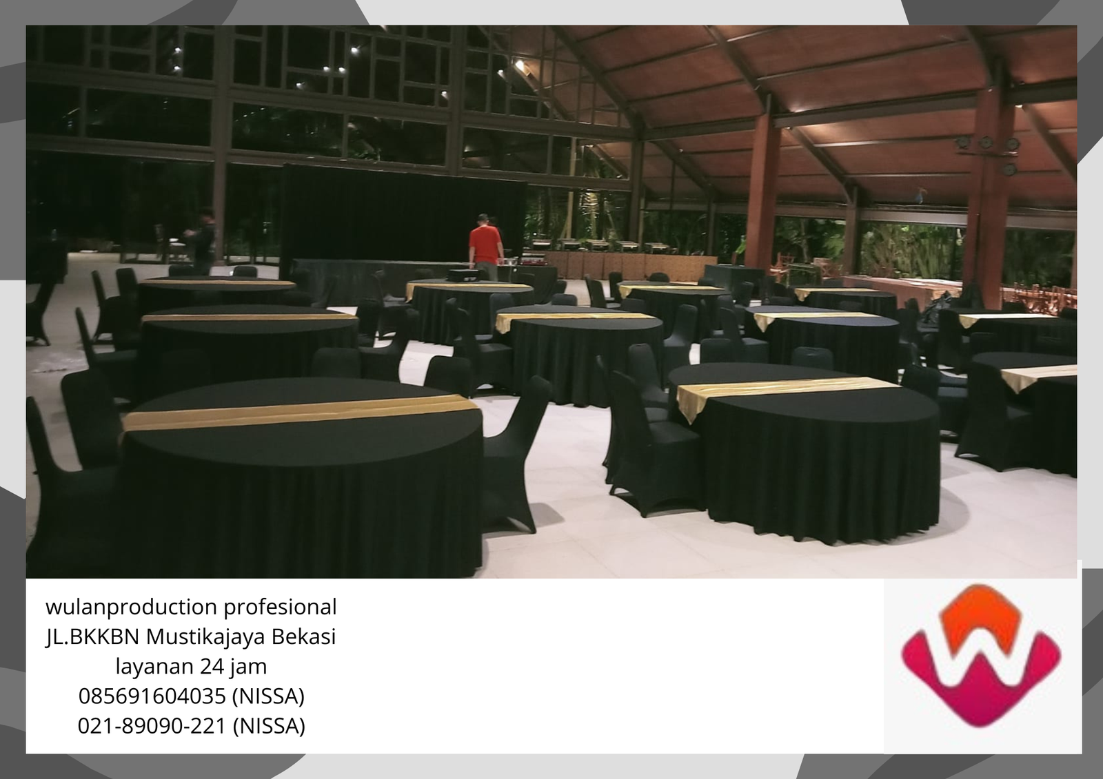 Sewa Aneka Ukuran Round Table Dan Cover Bogor