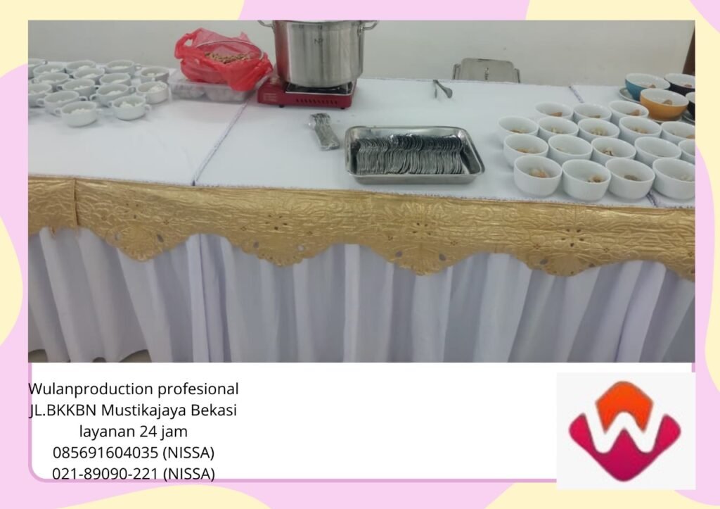 Jasa Sewa Alat Catering Mangkok dan Meja Panjang Cover Bogor