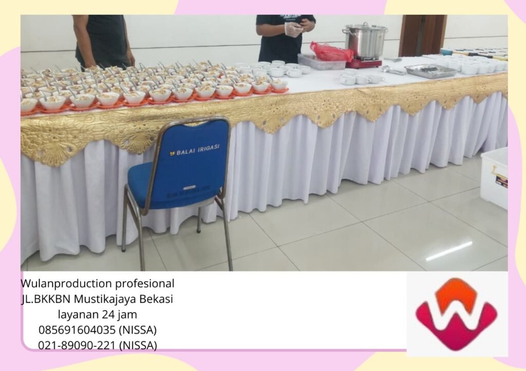 Jasa Sewa Alat Catering Mangkok dan Meja Panjang Cover Bogor