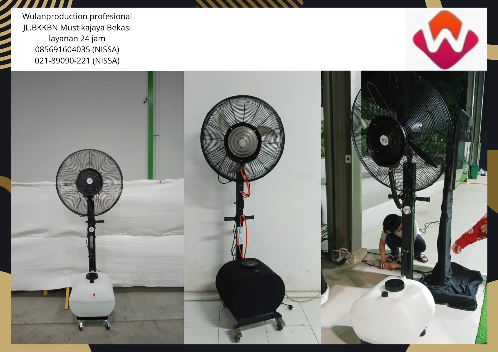 Rental Misty Cool Kipas Uap Air Karawang