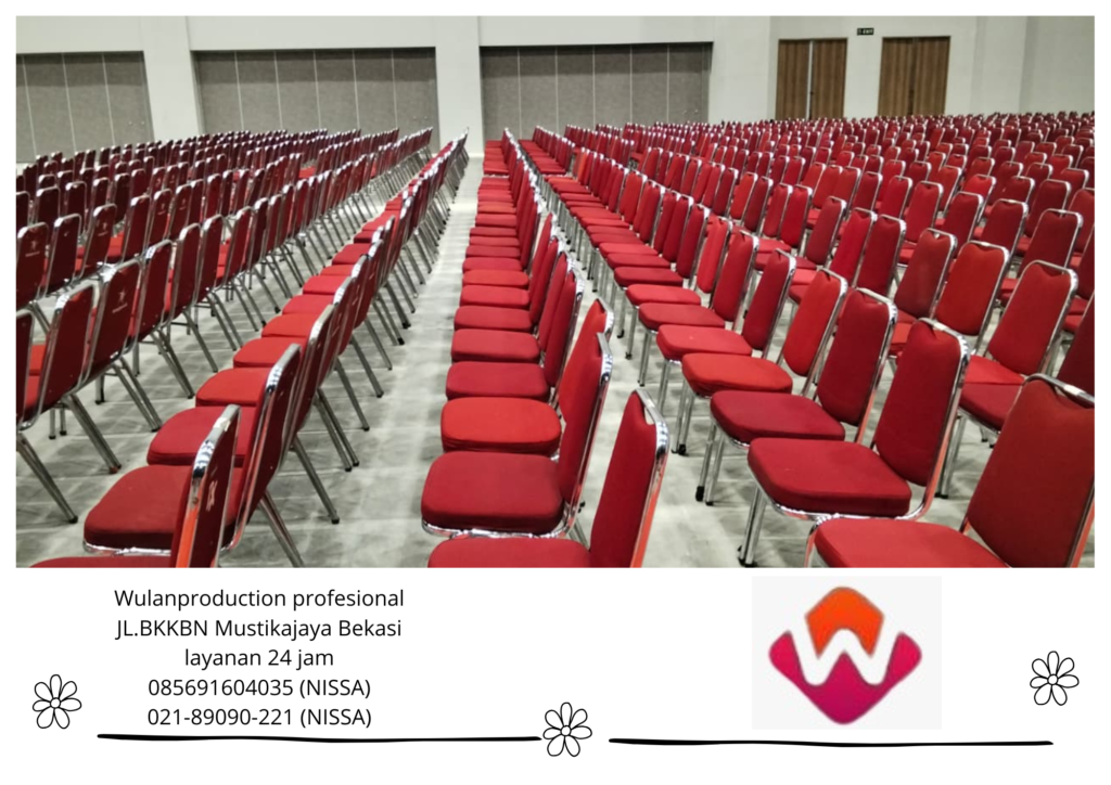 Jasa Sewa Kursi Futura Susun Stainless Lengkap di Bekasi