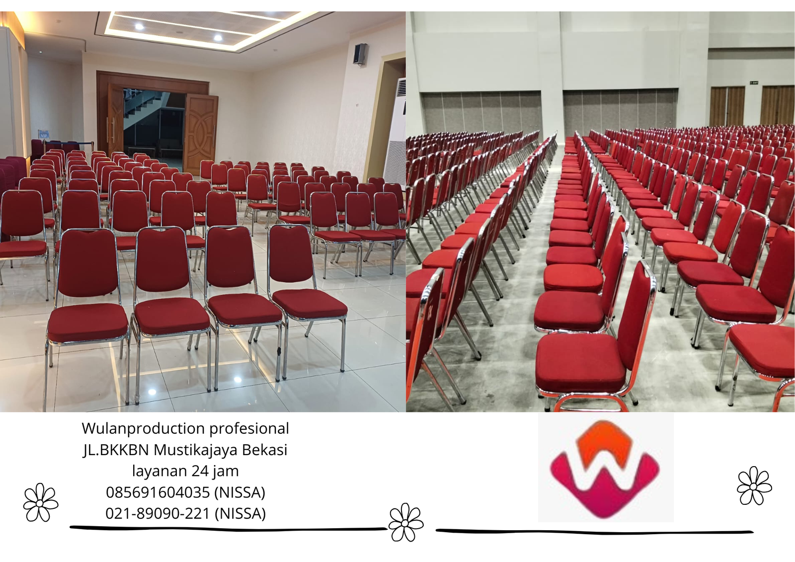 Jasa Sewa Kursi Futura Susun Stainless Lengkap di Bekasi