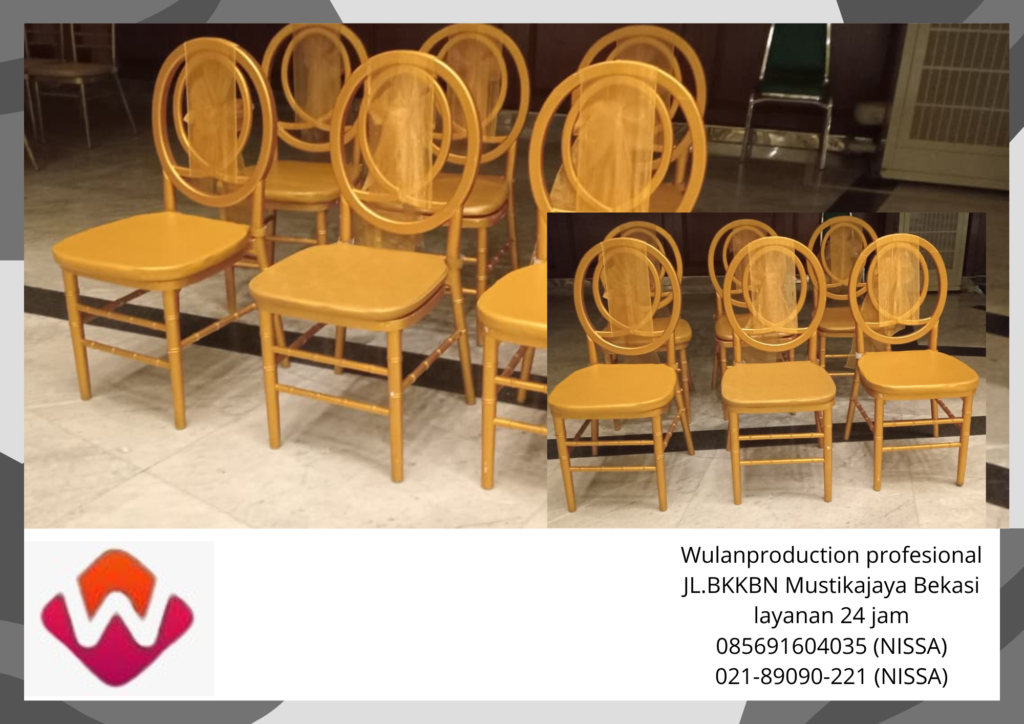 Jasa Sewa Kursi Olivia Gold Area Bekasi