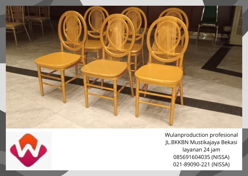 Jasa Sewa Kursi Olivia Gold Area Bekasi