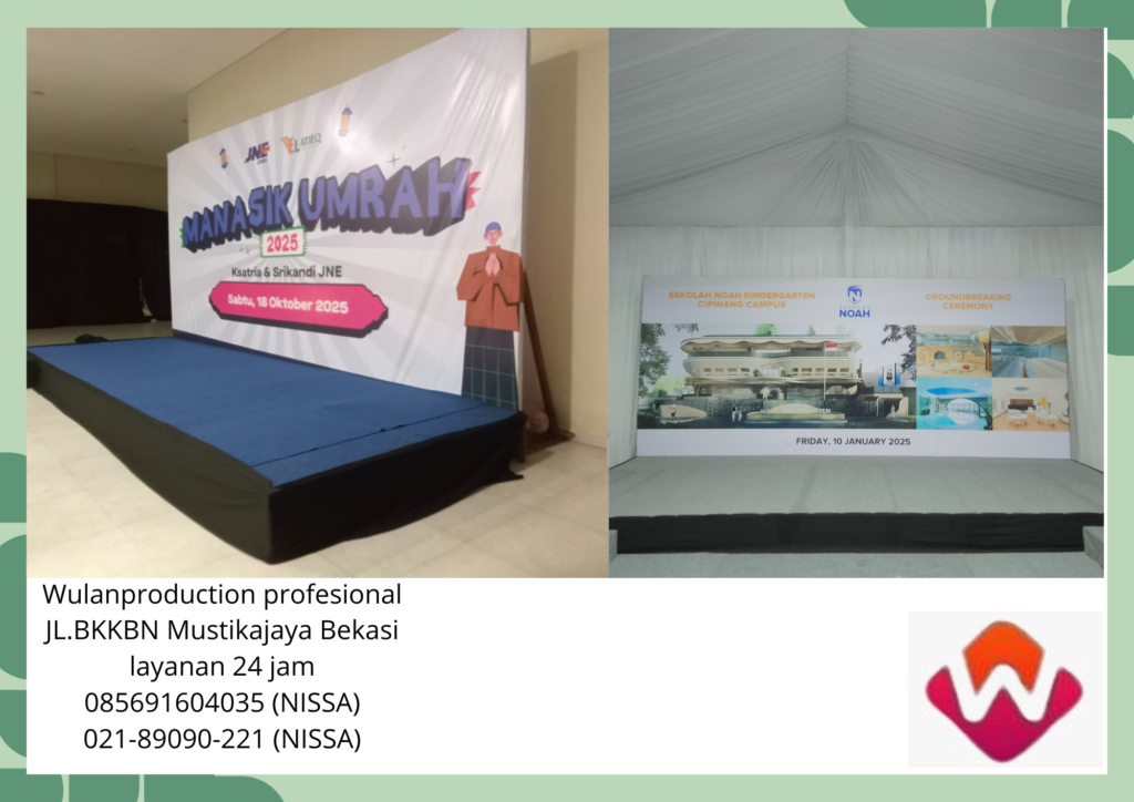Pusat Sewa Backdrop Dan Panggung Indoor Event Bekasi