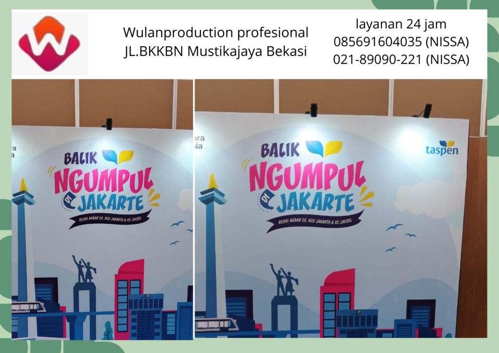 Vendor Sewa Backdrop Photo Booth Area Depok