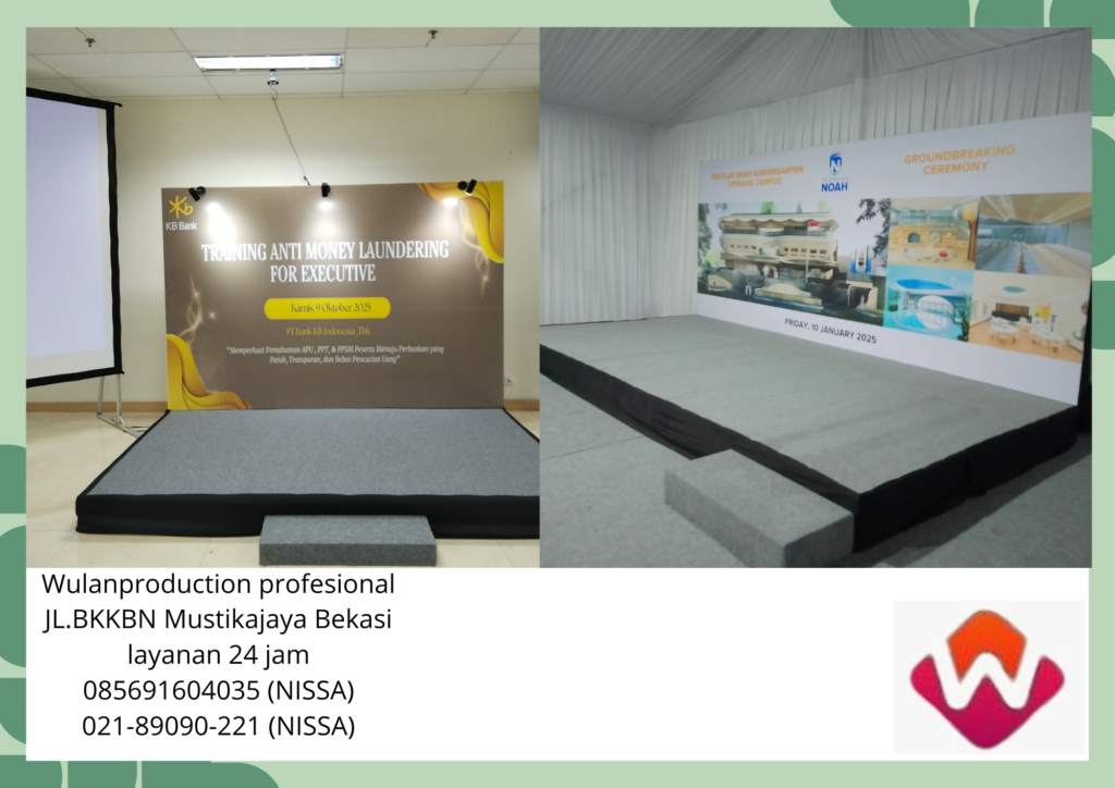 Pusat Sewa Backdrop Dan Panggung Indoor Event Bekasi